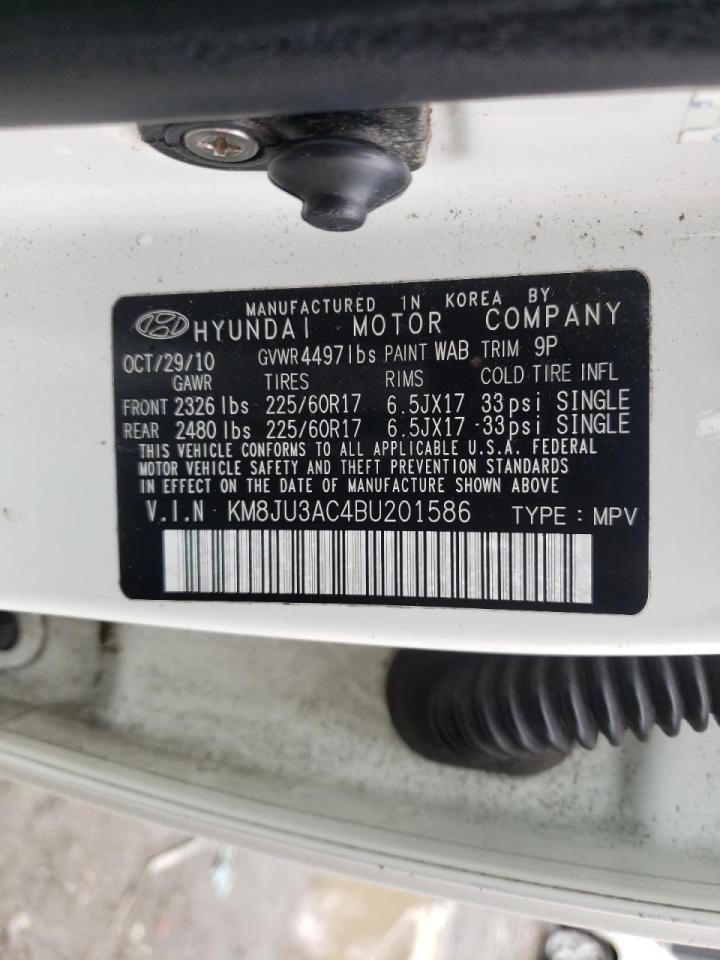 Photo 10 from auction – 2011 HYUNDAI TUCSON GLS with VIN KM8JU3AC4BU201586