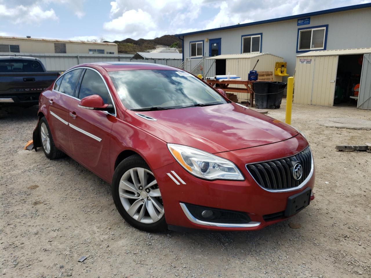 BUICK REGAL PREM 2014 with VIN 2G4GN5EX8E9325667 - Photo from auction