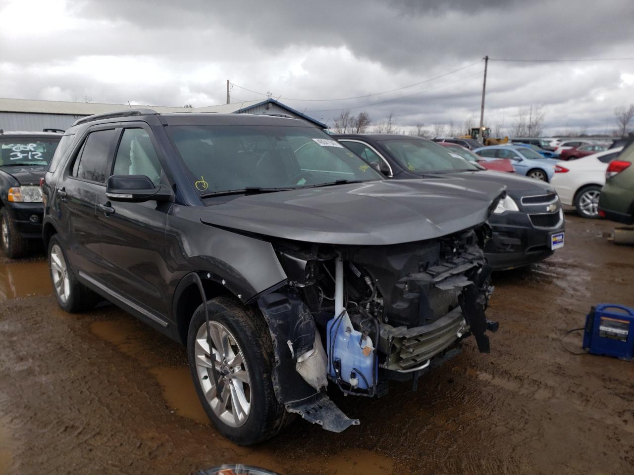FORD EXPLORER X 2018 with VIN 1FM5K8D82JGB98826 - Photo from auction