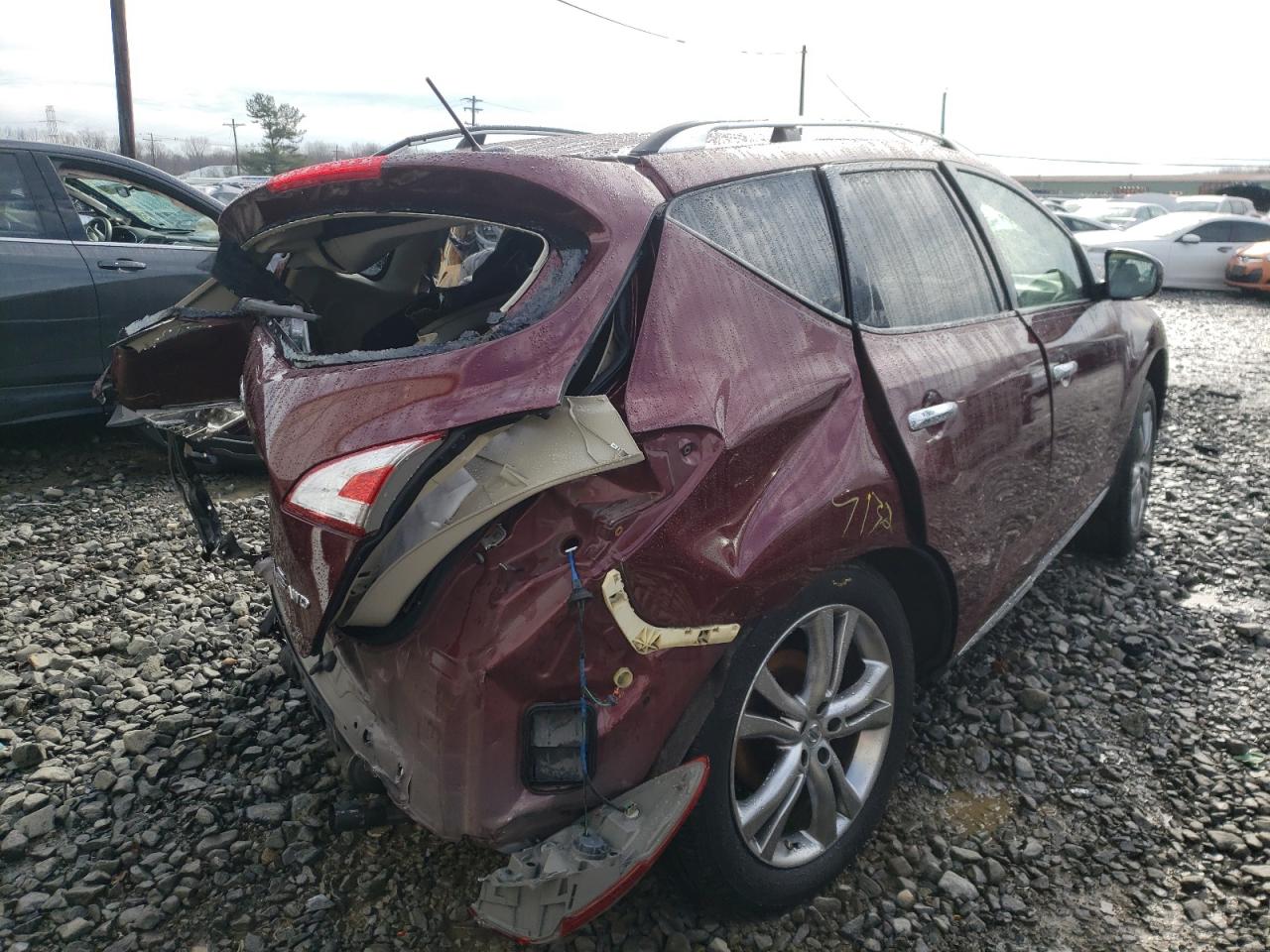 Photo 4 from auction – 2012 NISSAN MURANO S with VIN JN8AZ1MW4CW208337