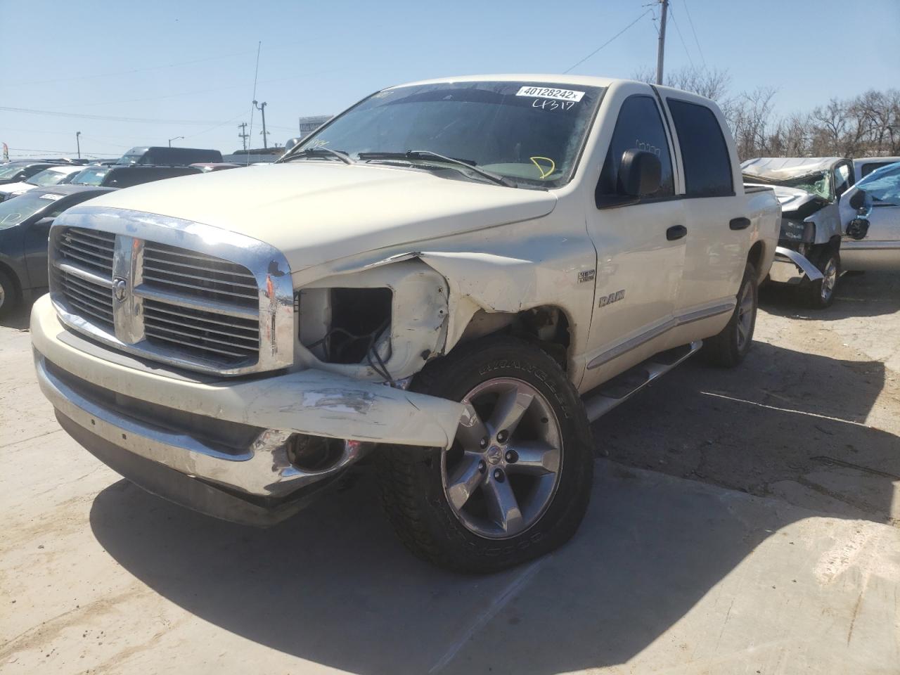 Photo 2 from auction – 2008 DODGE RAM 1500 S with VIN 1D7HU18248J164317