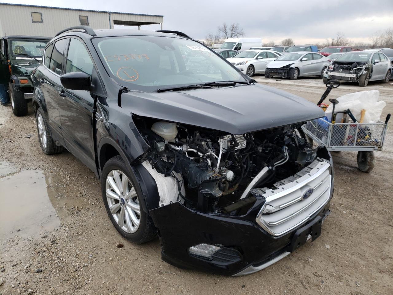 FORD ESCAPE SEL 2019 with VIN 1FMCU9HD9KUC53399 - Photo from auction