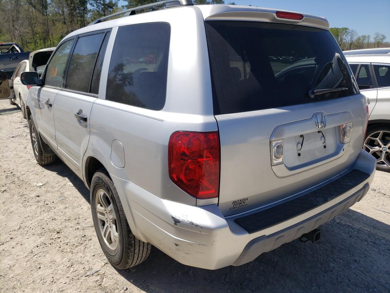 Photo 3 from auction – 2004 HONDA PILOT EXL with VIN 2HKYF185X4H514275