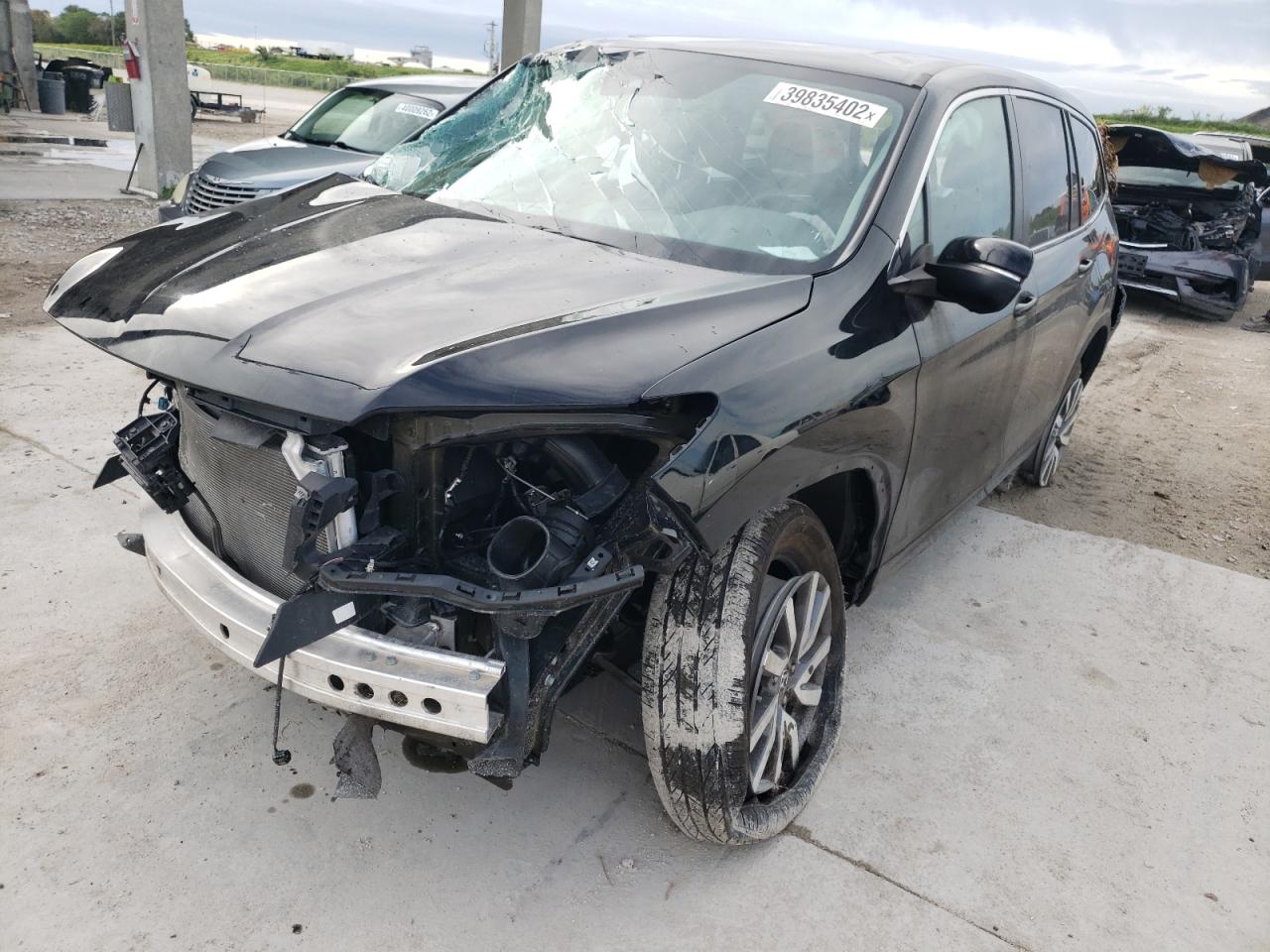 Photo 2 from auction – 2021 HONDA PILOT EXL with VIN 5FNYF5H5XMB038812