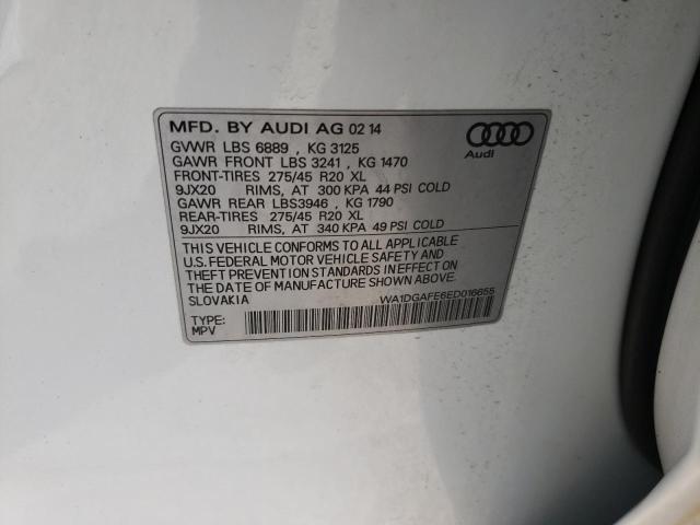 Photo 10 from auction – 2014 AUDI Q7 PRESTIG with VIN WA1DGAFE6ED016655
