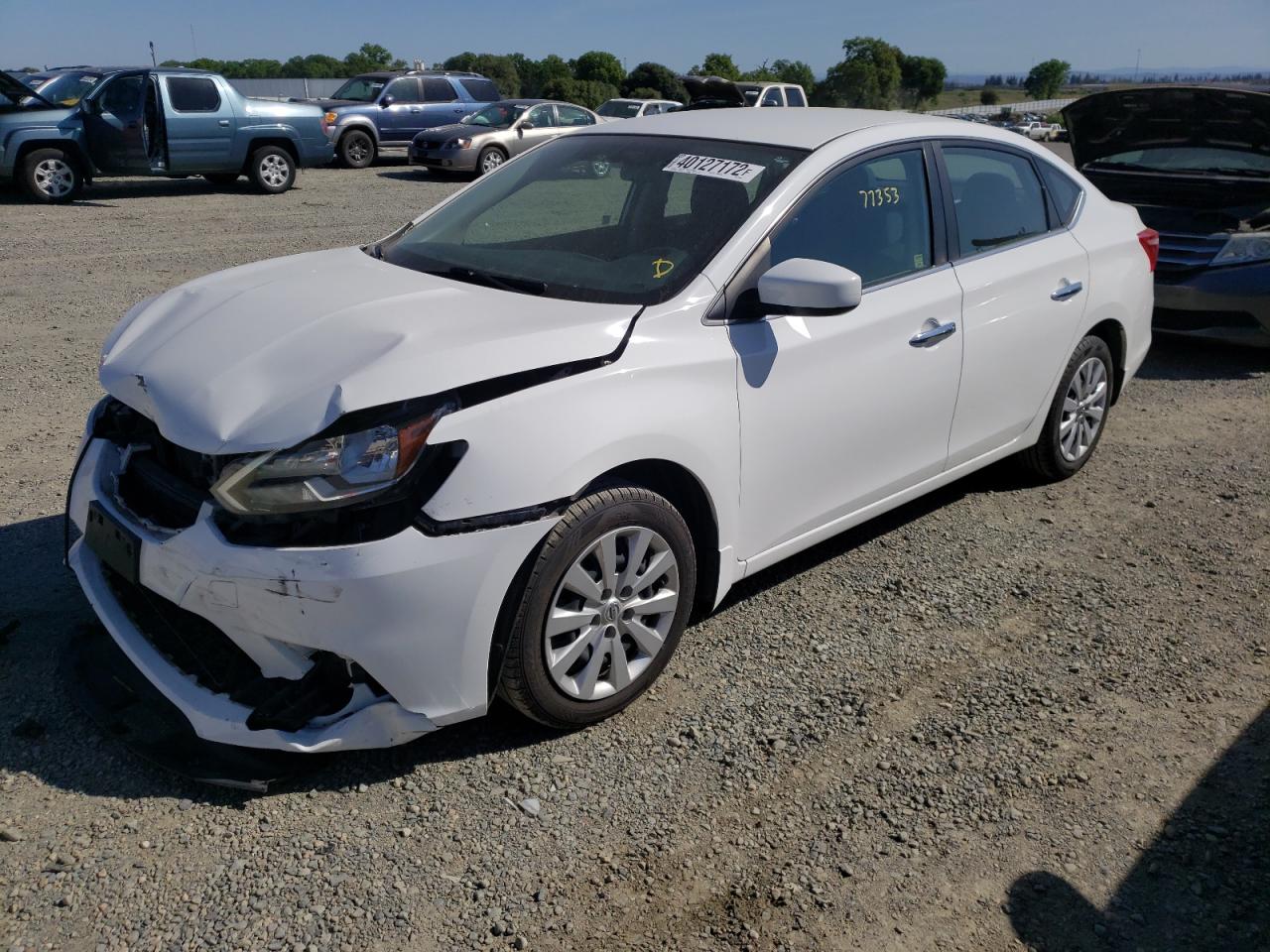 Photo 2 from auction – 2016 NISSAN SENTRA S with VIN 3N1AB7AP7GL654030