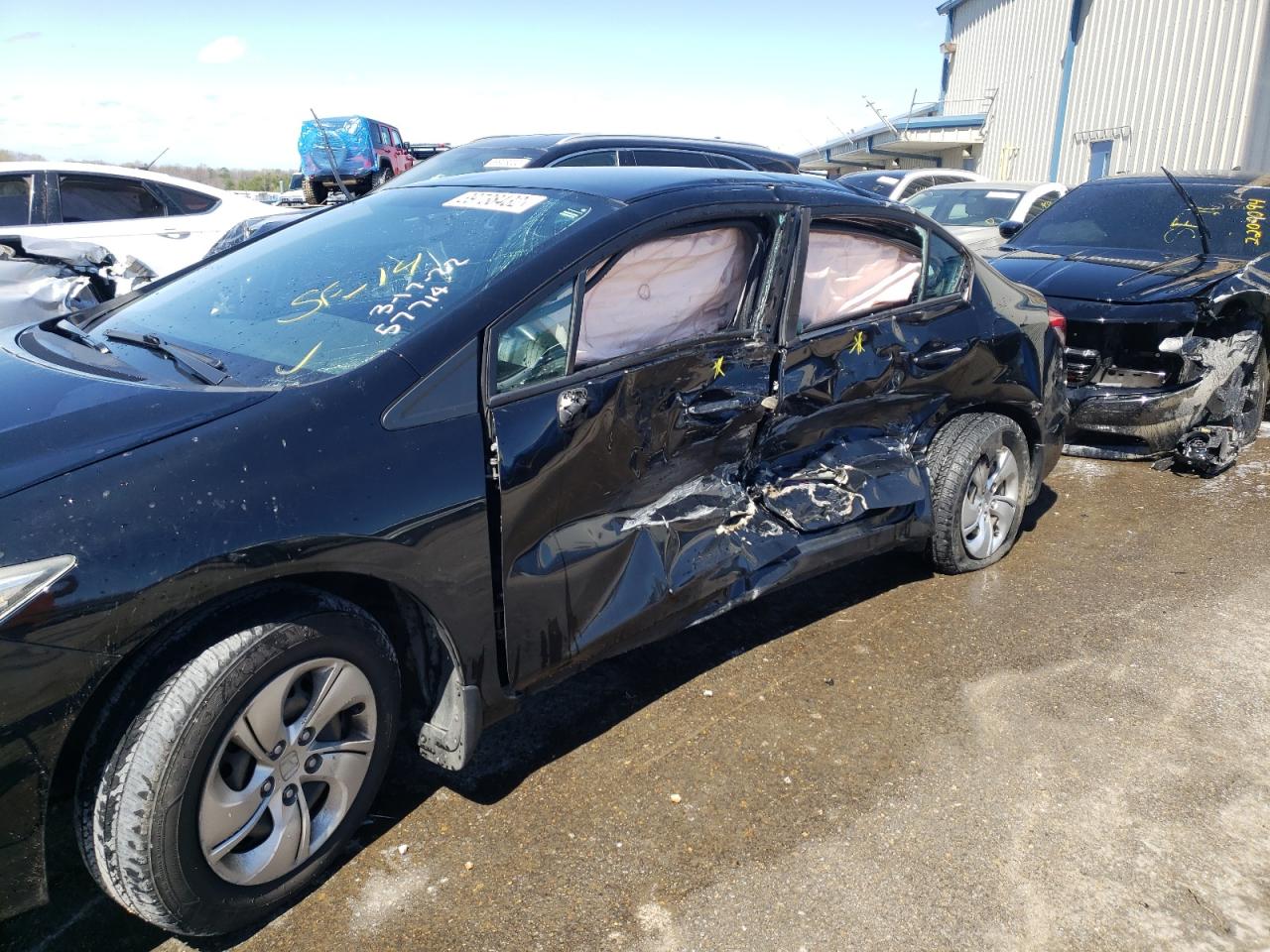 Photo 9 from auction – 2014 HONDA CIVIC LX with VIN 19XFB2F56EE020822