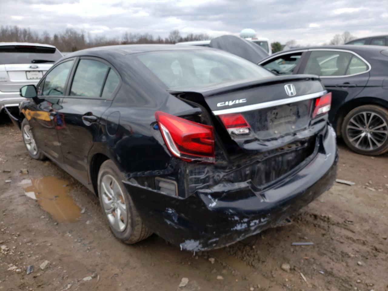 Photo 3 from auction – 2013 HONDA CIVIC LX with VIN 19XFB2F51DE239797