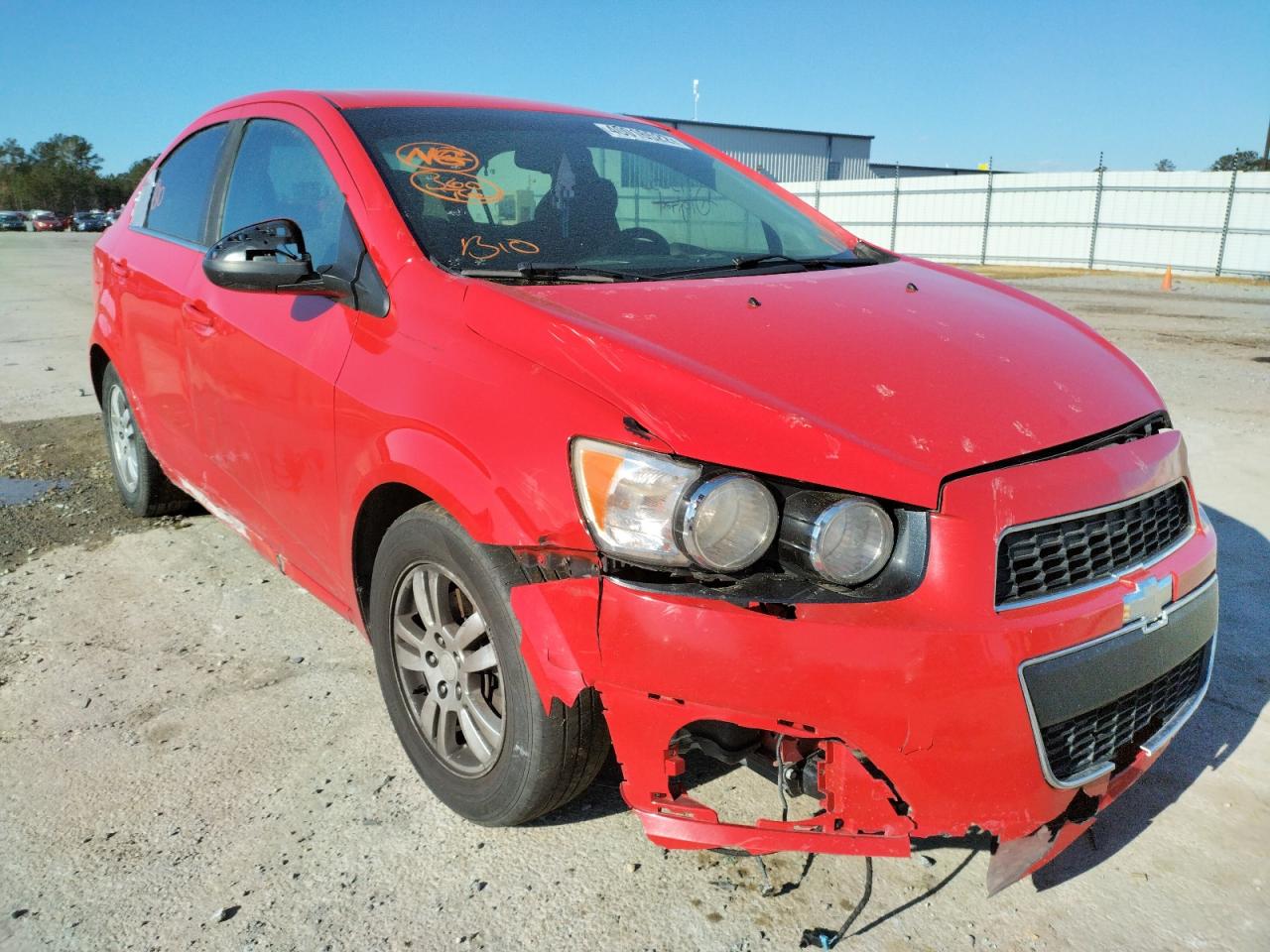 Photo 9 from auction – 2014 CHEVROLET SONIC LT with VIN 1G1JC5SH3E4151404