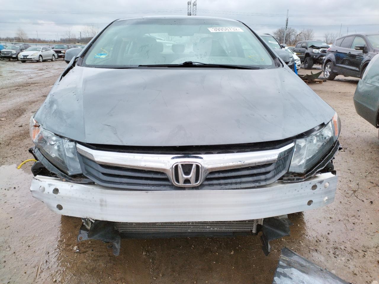Photo 9 from auction – 2012 HONDA CIVIC LX with VIN 19XFB2F53CE102245