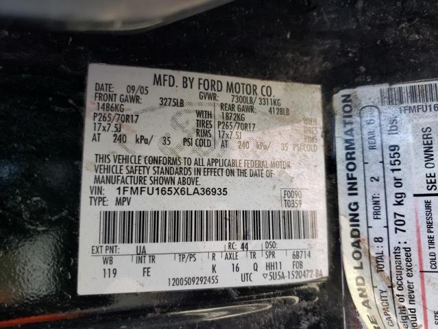Photo 10 from auction – 2006 FORD EXPEDITION with VIN 1FMFU165X6LA36935