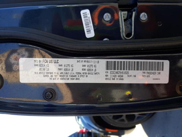 Photo 10 from auction – 2019 CHRYSLER 300 S with VIN 2C3CCABG7KH516525