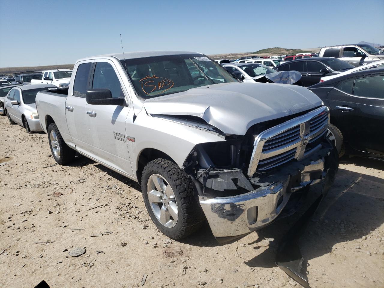 RAM 1500 SLT 2016 with VIN 1C6RR7GTXGS377821 - Photo from auction