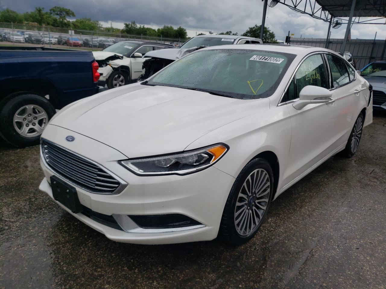 Photo 2 from auction – 2018 FORD FUSION SE with VIN 3FA6P0HD8JR178792