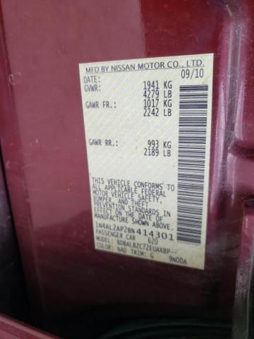 Zdjęcie 10 z aukcji – 2011 NISSAN ALTIMA BAS z VIN 1N4AL2AP2BN414301