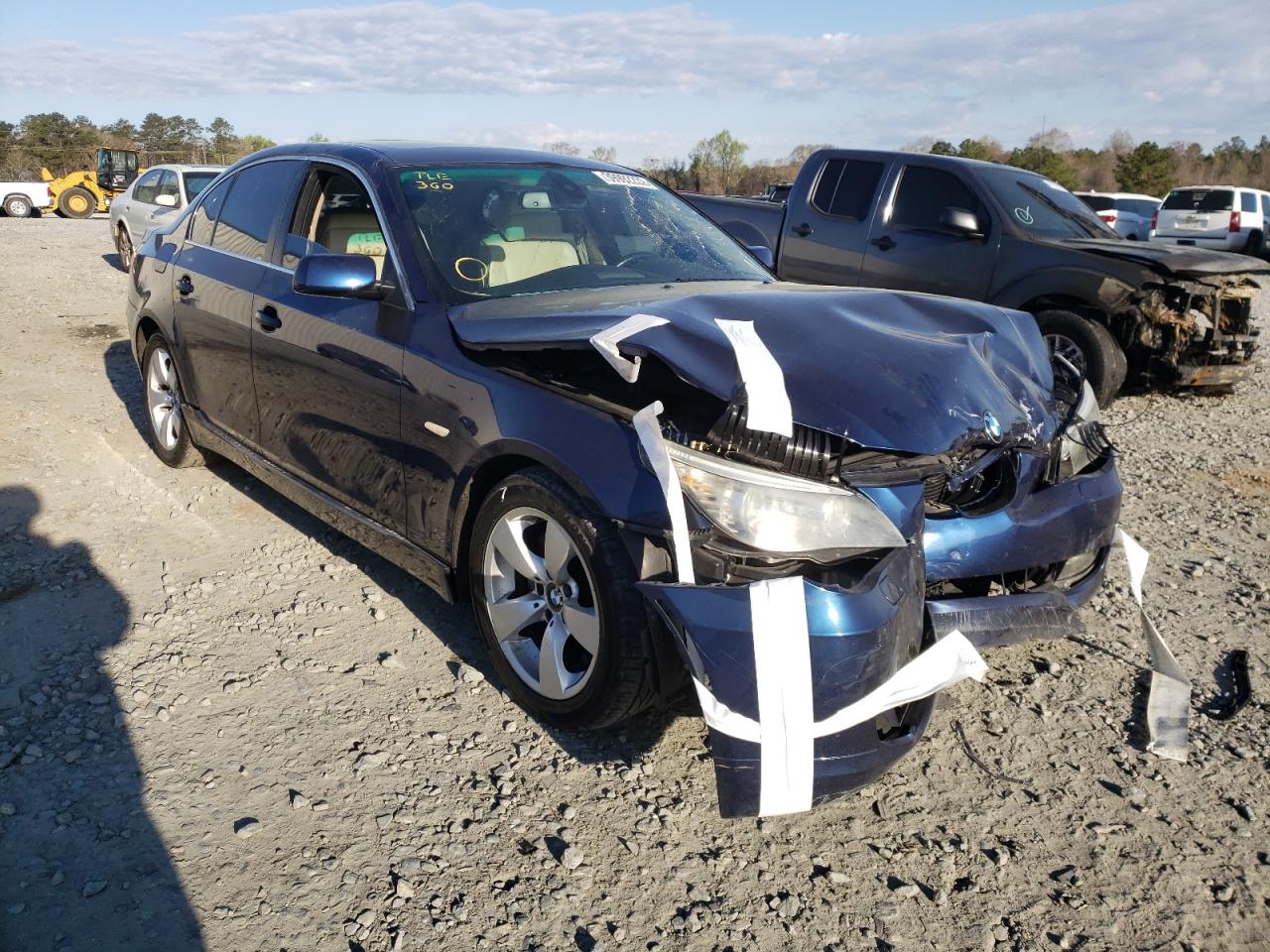 BMW 528 I 2008 with VIN WBANU53538CT00489 - Photo from auction