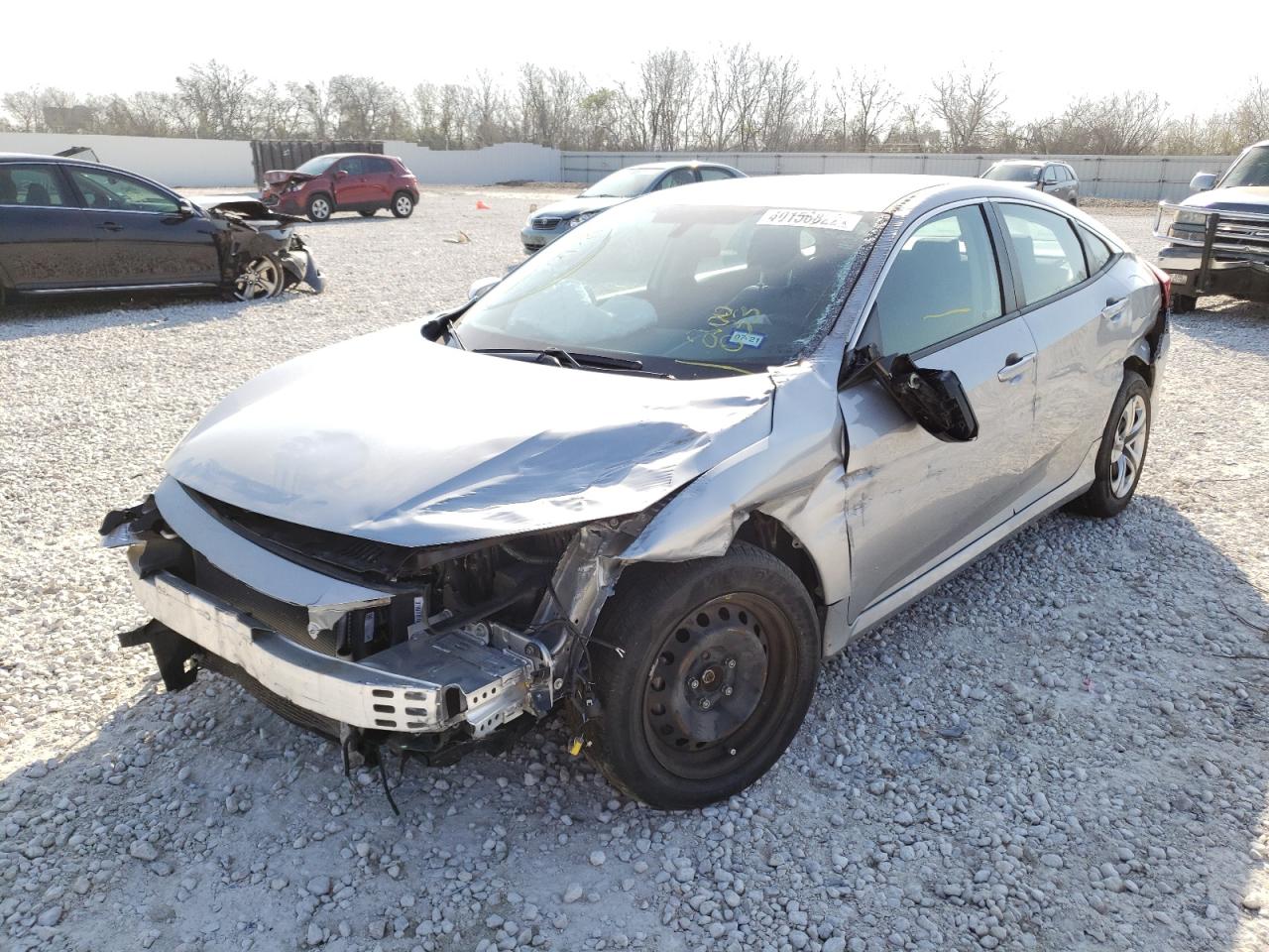 Photo 2 from auction – 2018 HONDA CIVIC LX with VIN 19XFC2F54JE200033
