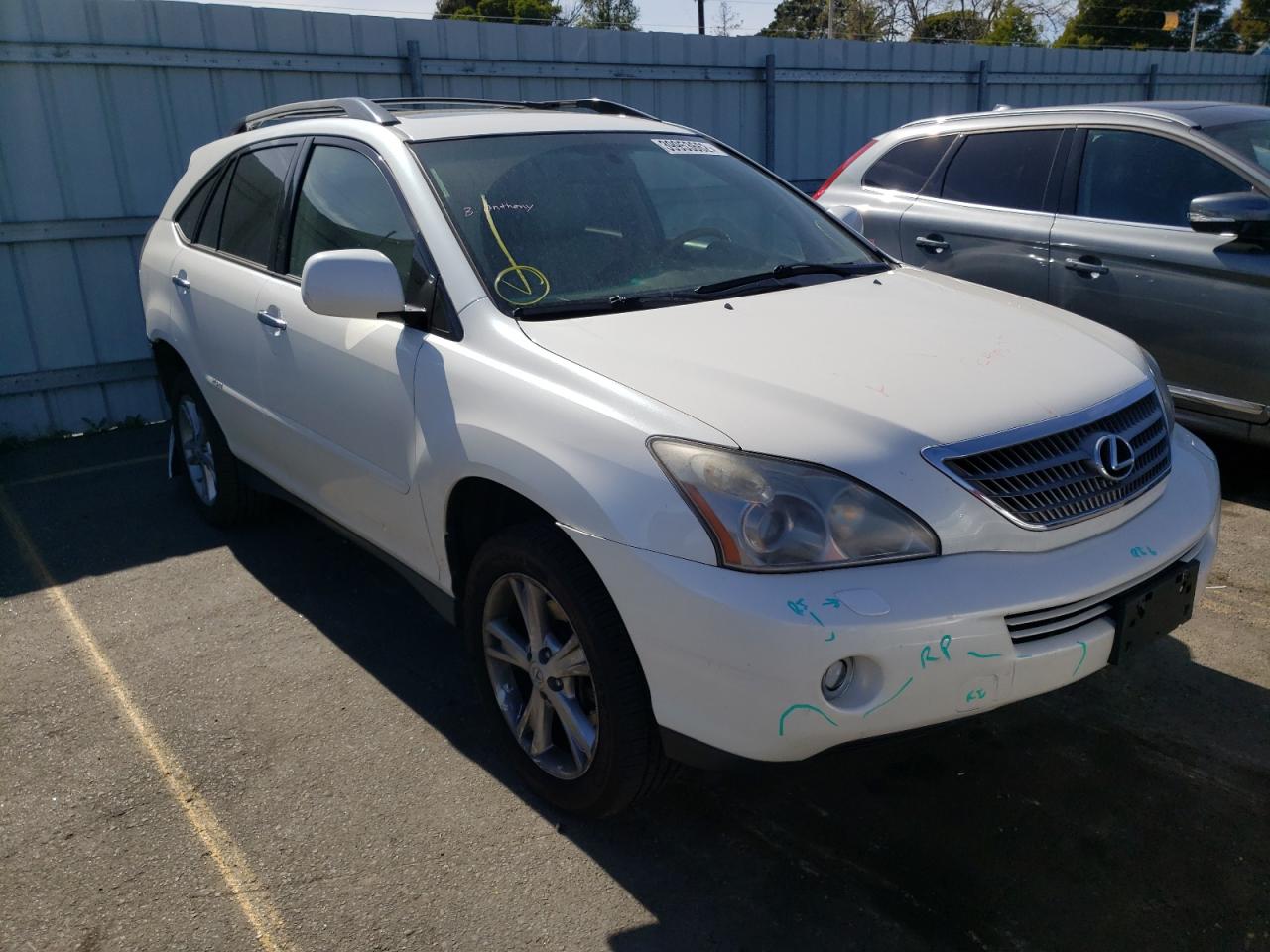 LEXUS RX 400H 2008 with VIN JTJHW31U482047811 - Photo from auction