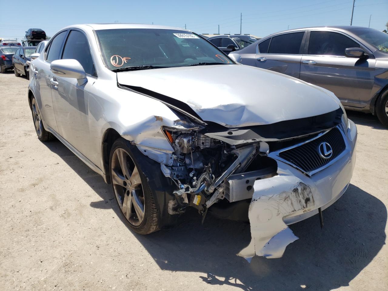 LEXUS IS 250 2013 with VIN JTHBF5C28D5185679 - Photo from auction