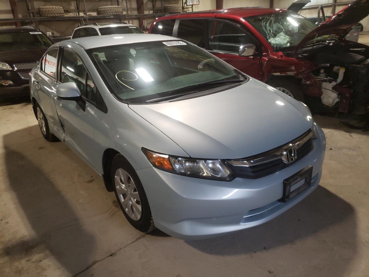 HONDA CIVIC LX 2012 with VIN 19XFB2F50CE044353 - Photo from auction