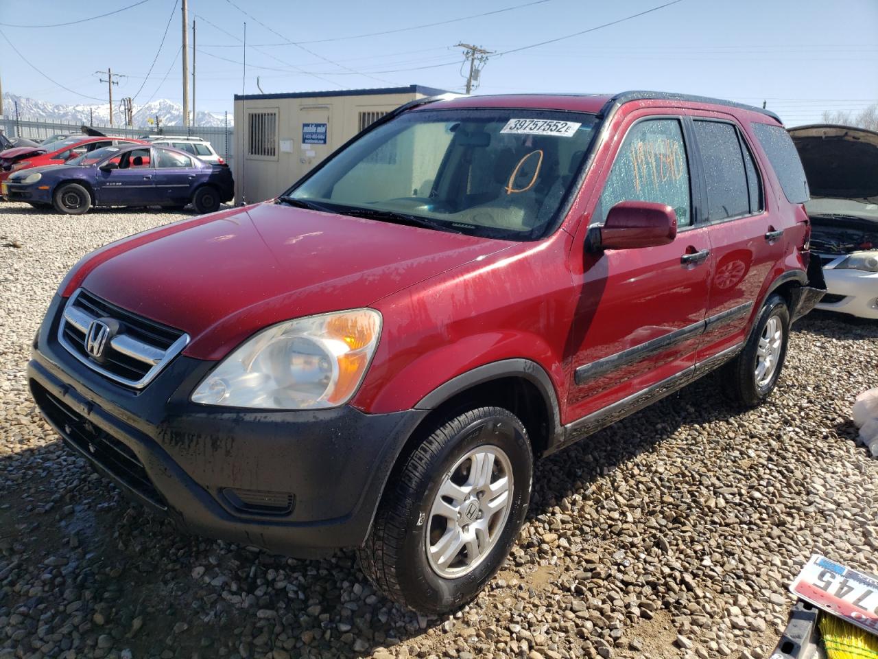 Photo 2 from auction – 2004 HONDA CR-V EX with VIN JHLRD78884C043846