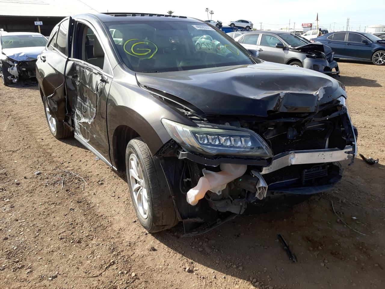 ACURA RDX TECHNO 2016 with VIN 5J8TB3H56GL013256 - Photo from auction
