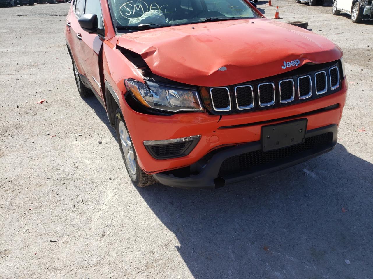 Photo 9 from auction – 2017 JEEP COMPASS SP with VIN 3C4NJDAB7HT655880
