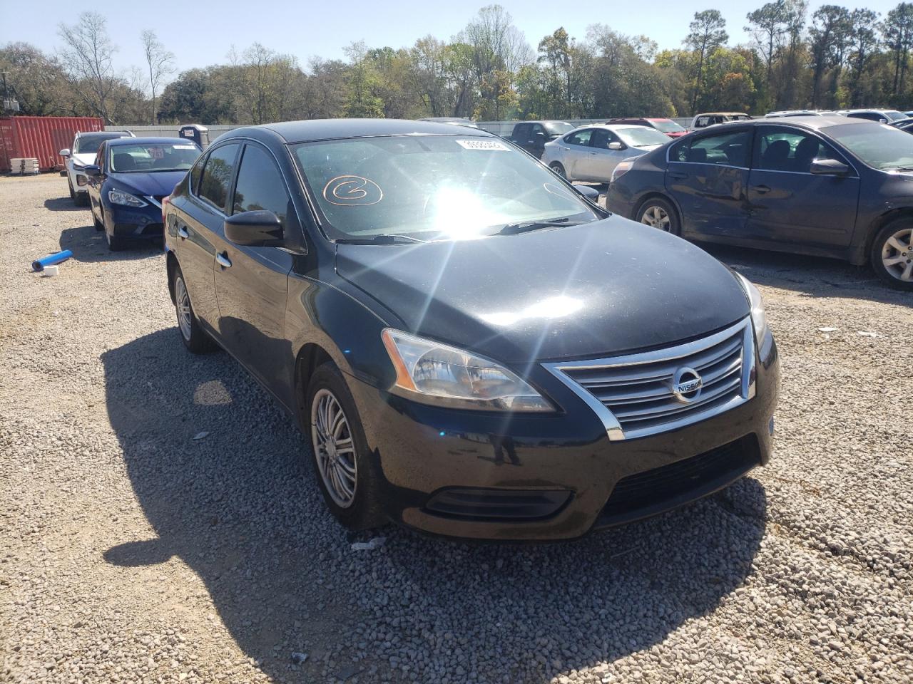 Photo 1 from auction – 2013 NISSAN SENTRA S with VIN 3N1AB7AP1DL760629