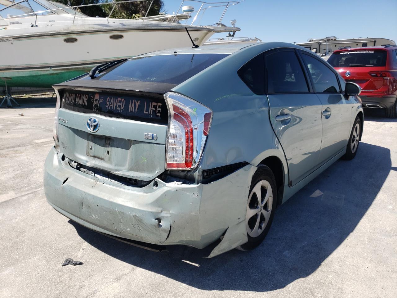 Photo 4 from auction – 2013 TOYOTA PRIUS with VIN JTDKN3DU1D5689175