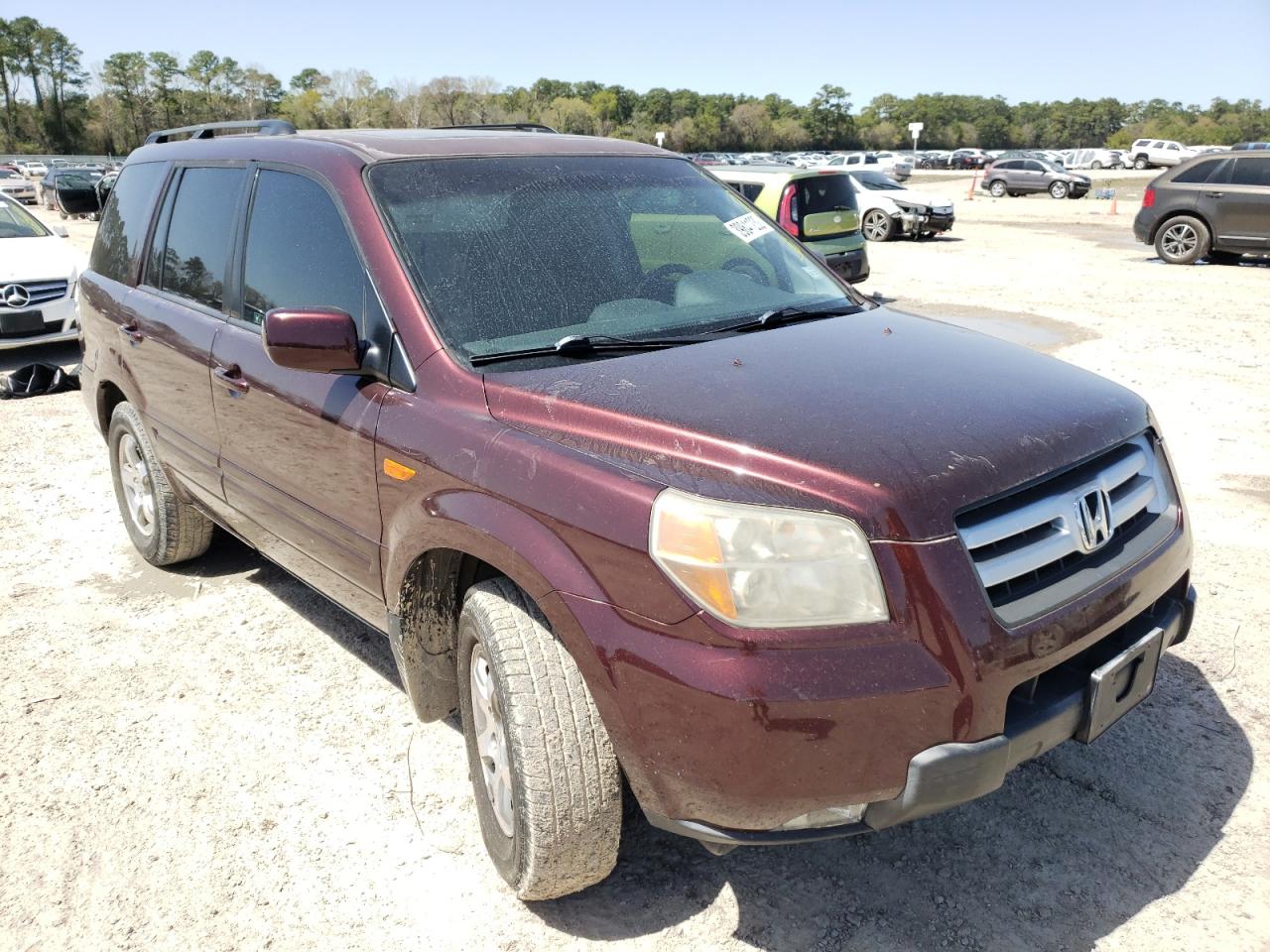 HONDA PILOT SE 2008 with VIN 5FNYF28328B003006 - Photo from auction