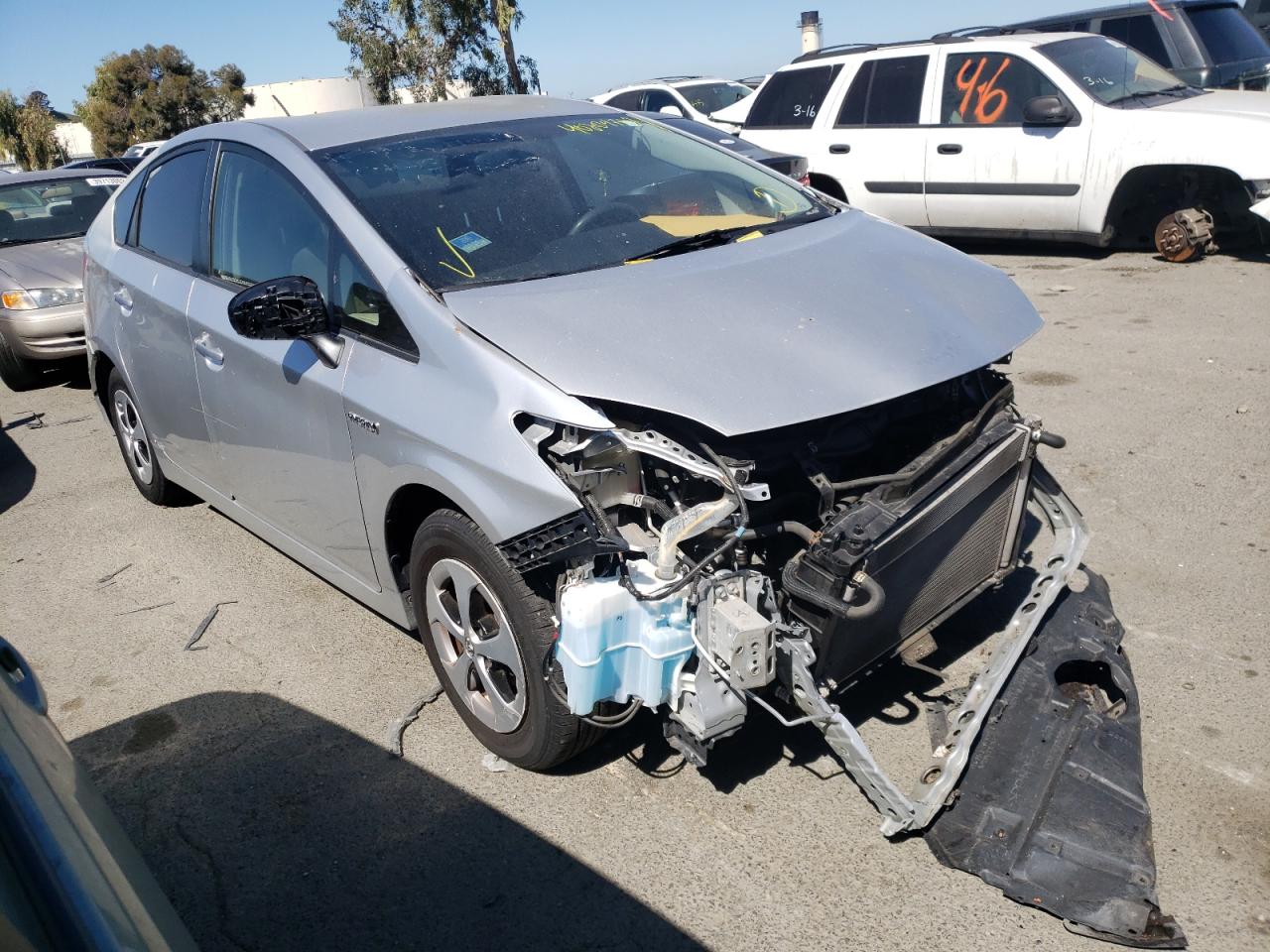 TOYOTA PRIUS 2013 with VIN JTDKN3DU2D5649249 - Photo from auction