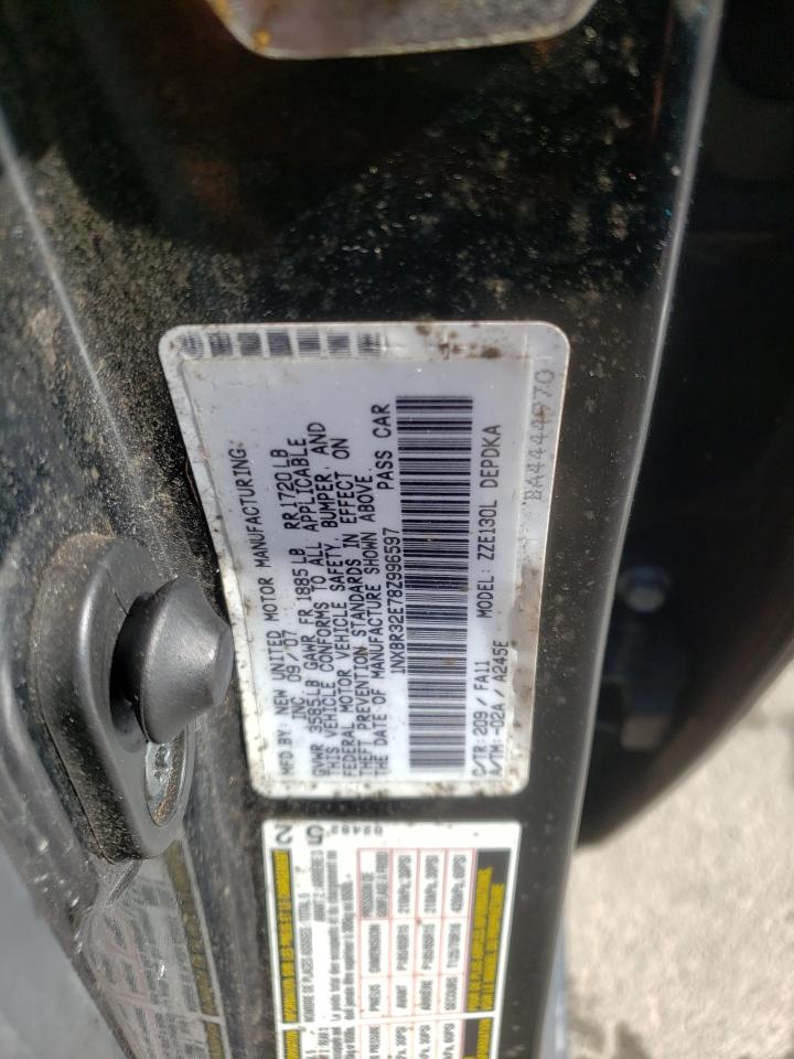 Photo 10 from auction – 2008 TOYOTA COROLLA CE with VIN 1NXBR32E78Z996597