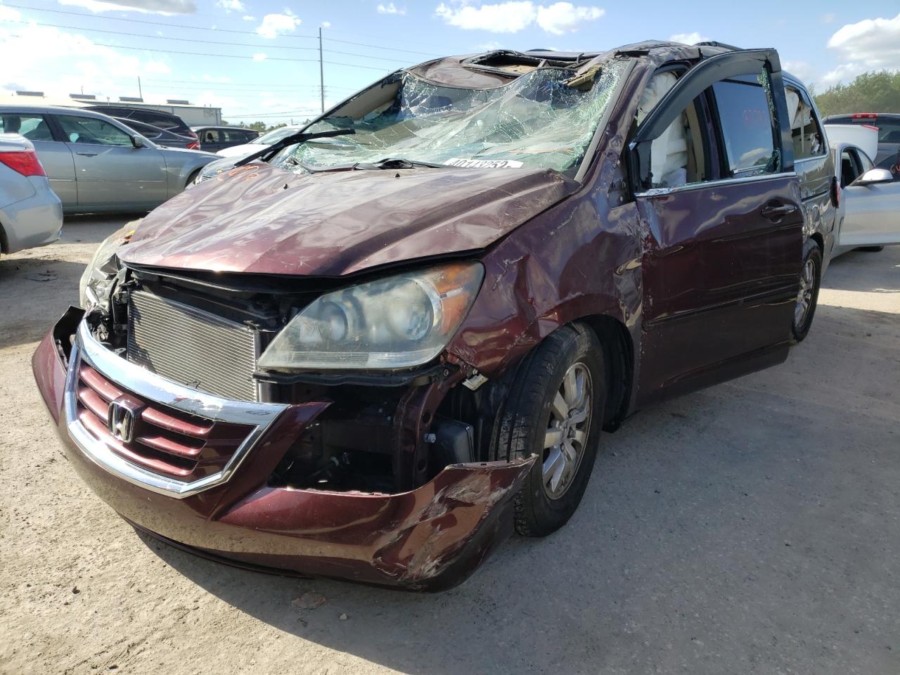 Photo 2 from auction – 2008 HONDA ODYSSEY EX with VIN 5FNRL38648B075872