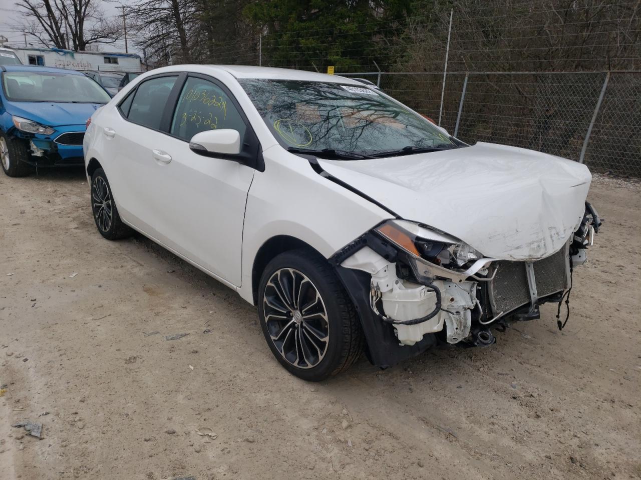 Photo 1 from auction – 2016 TOYOTA COROLLA L with VIN 2T1BURHE8GC584942