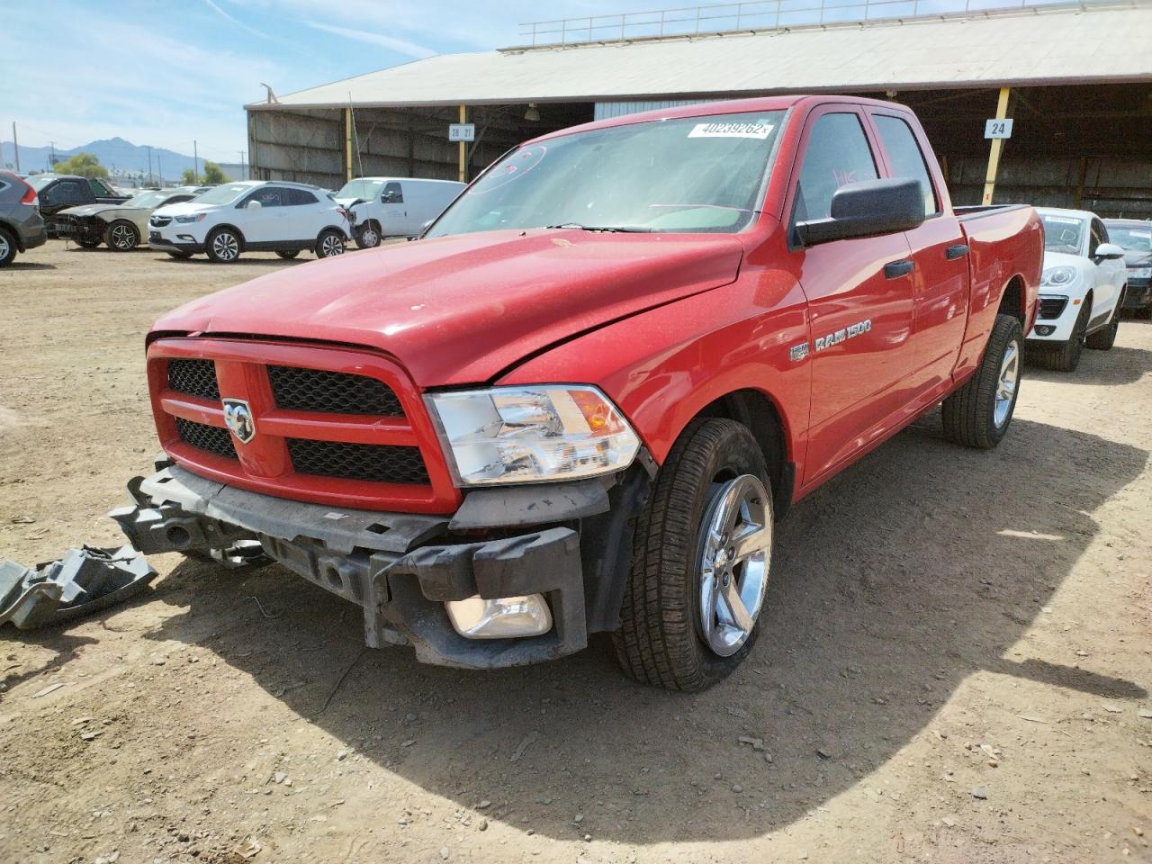 Photo 2 from auction – 2012 DODGE RAM 1500 S with VIN 1C6RD6FT9CS332325