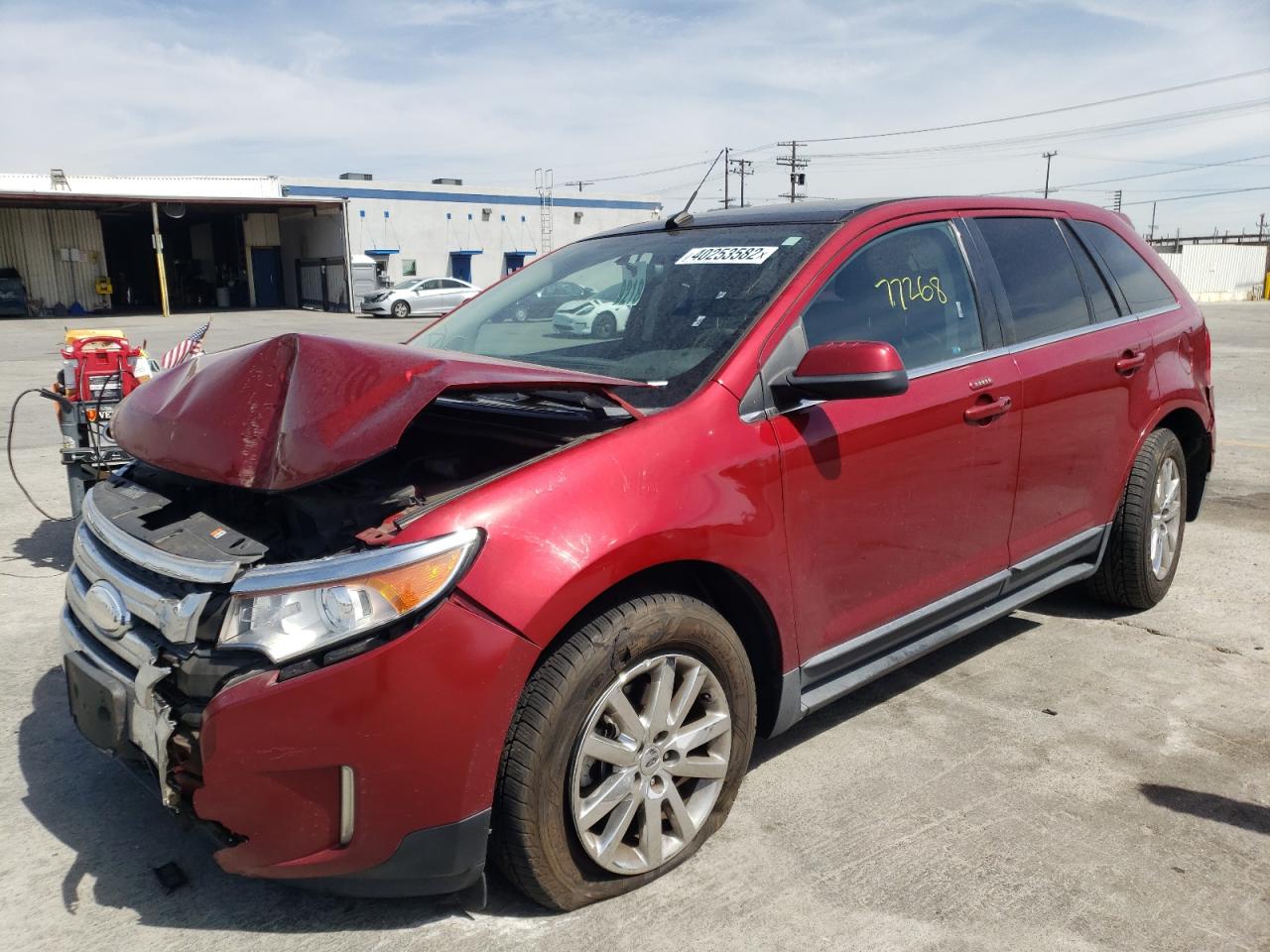 Photo 2 from auction – 2013 FORD EDGE LIMIT with VIN 2FMDK3K98DBA64280