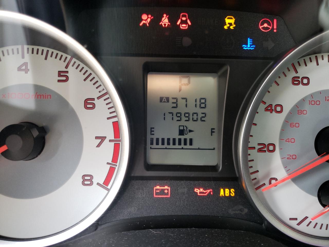 Photo 8 from auction – 2012 SUBARU IMPREZA SP with VIN JF1GPAL67CH231067