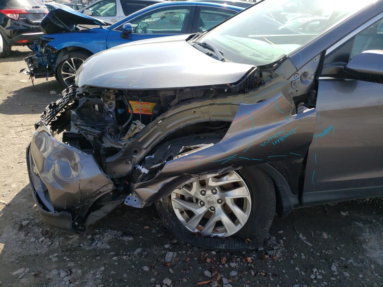Photo 9 from auction – 2015 HONDA CR-V EXL with VIN 5J6RM4H79FL010564