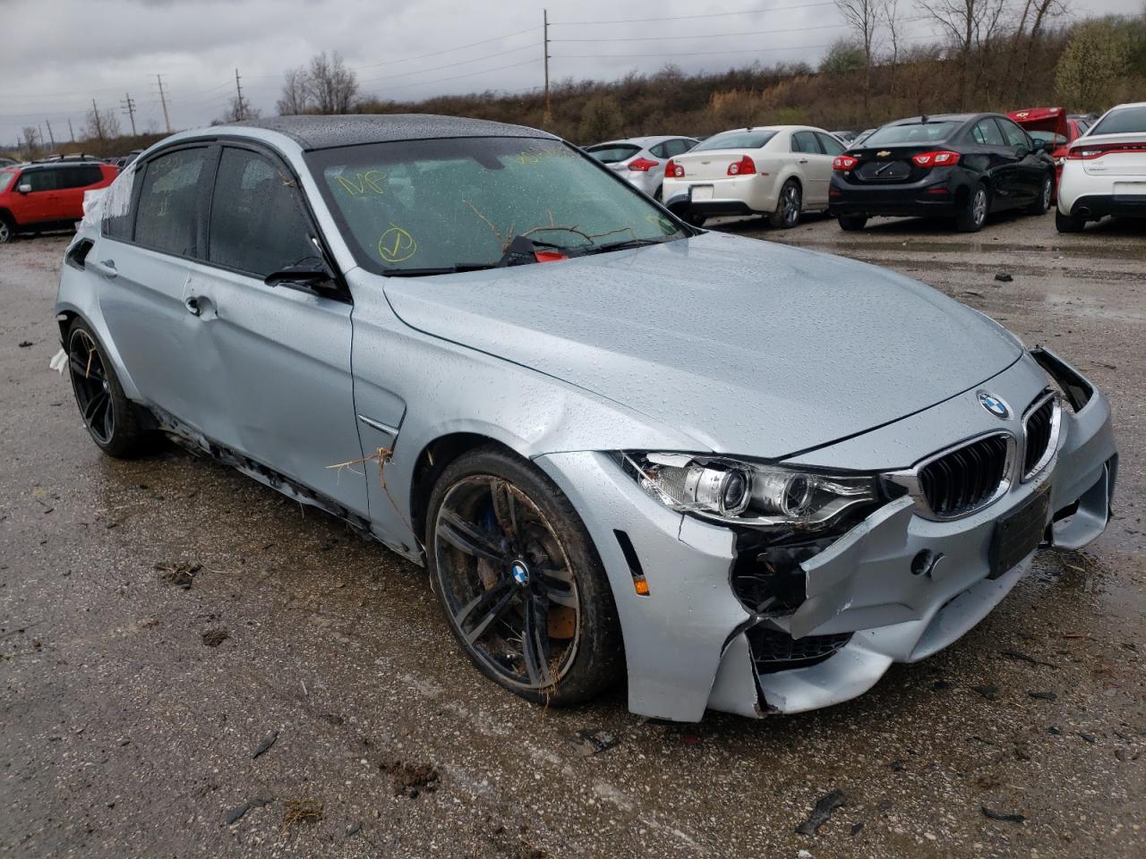 BMW M3 2015 with VIN WBS3C9C55FP803668 - Photo from auction