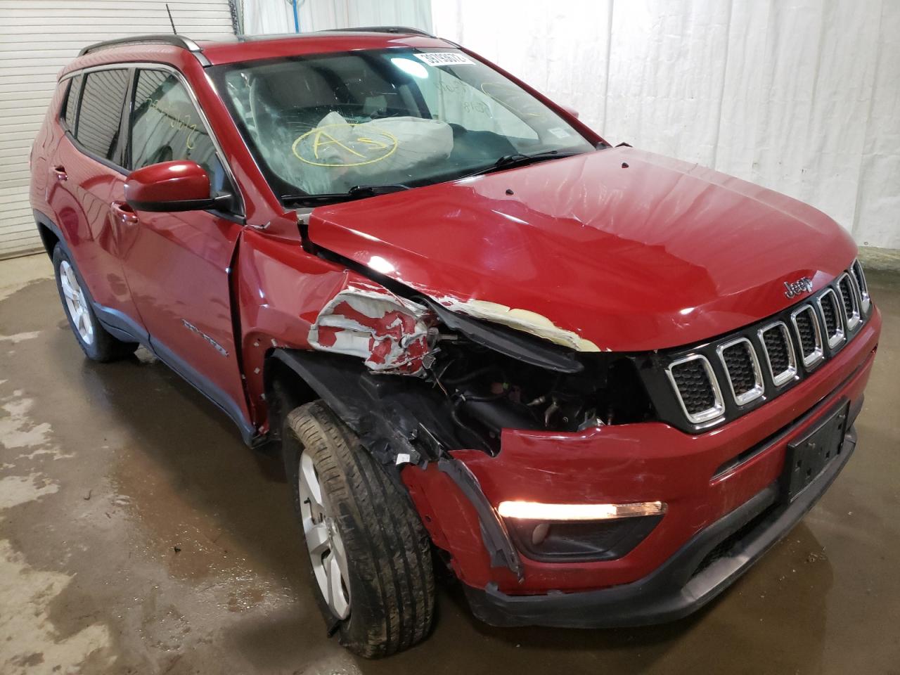 JEEP COMPASS LA 2018 with VIN 3C4NJDBB1JT355143 - Photo from auction