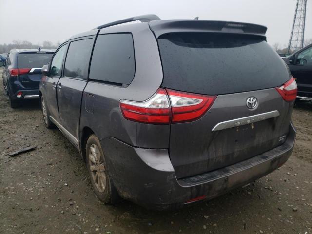Photo 3 from auction – 2017 TOYOTA SIENNA XLE with VIN 5TDDZ3DC7HS171236