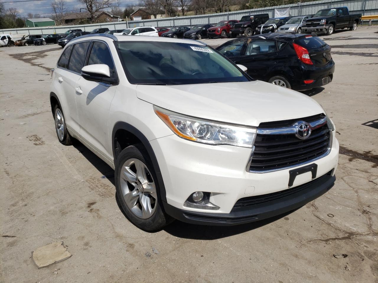 TOYOTA HIGHLANDER 2014 с VIN 5TDYKRFH8ES010407 - Фото с аукциона