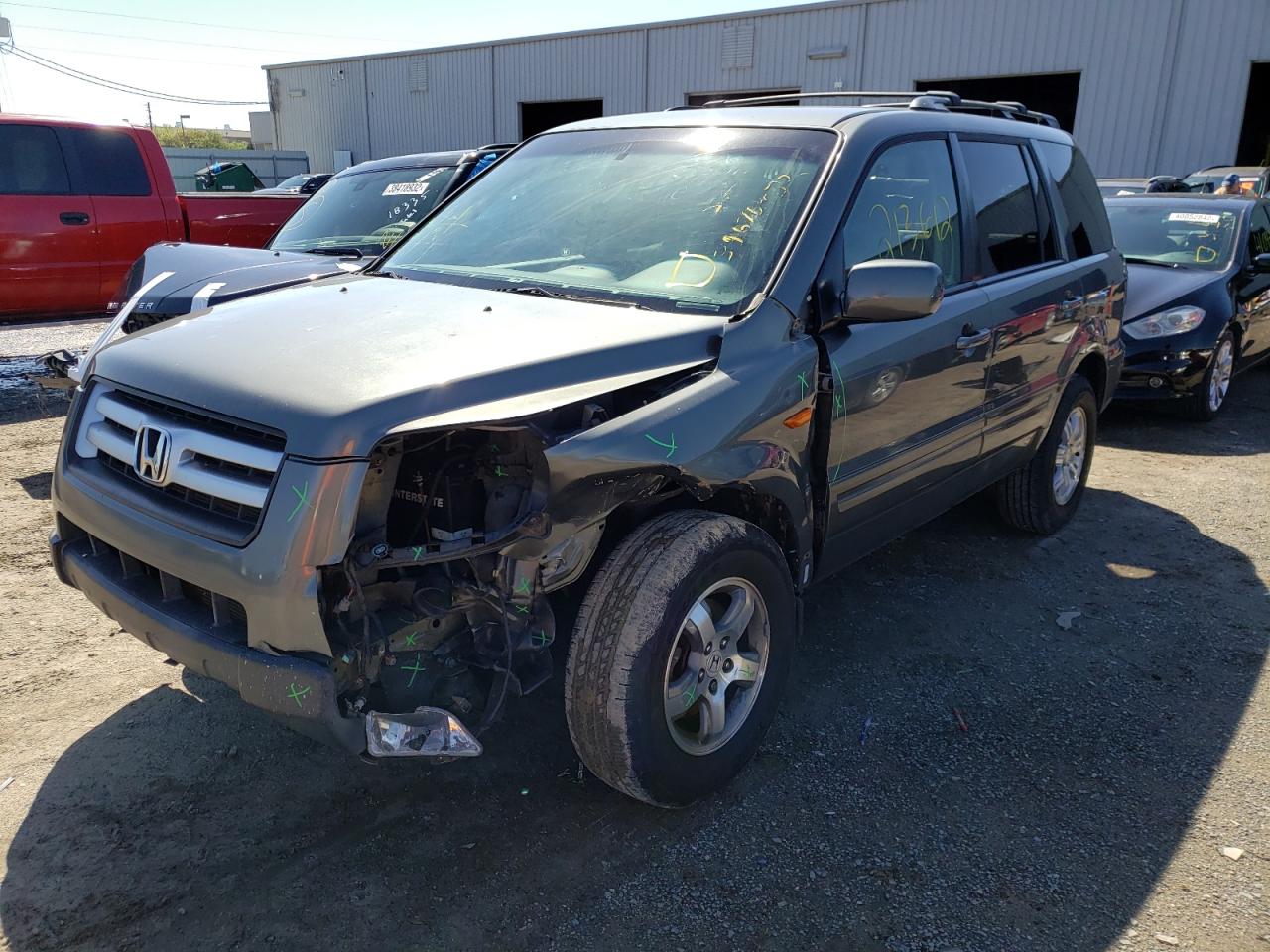 Photo 2 from auction – 2007 HONDA PILOT EX with VIN 5FNYF18487B032351