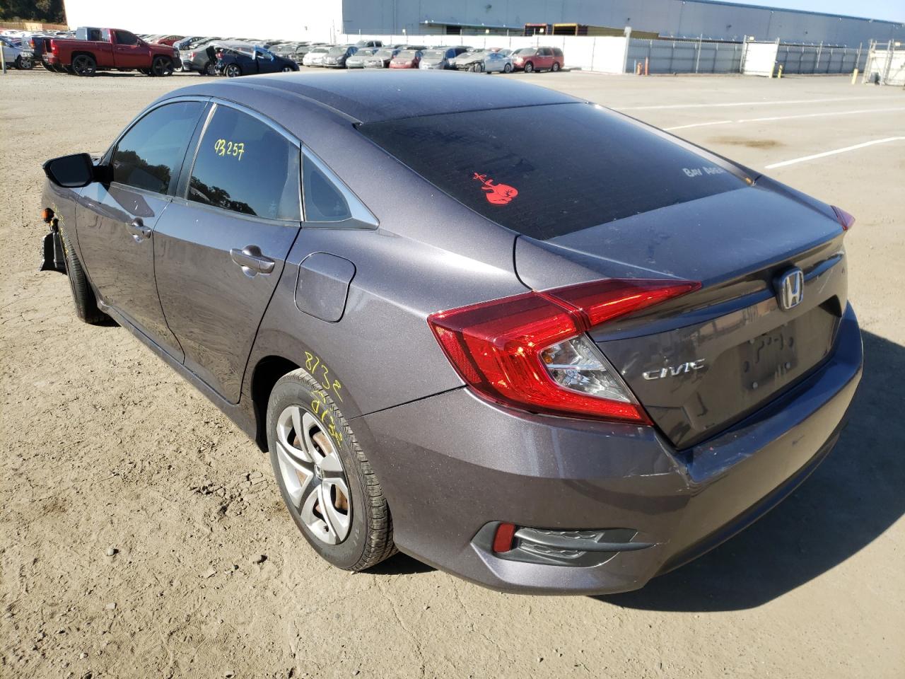 Photo 3 from auction – 2016 HONDA CIVIC LX with VIN 19XFC2F58GE248529