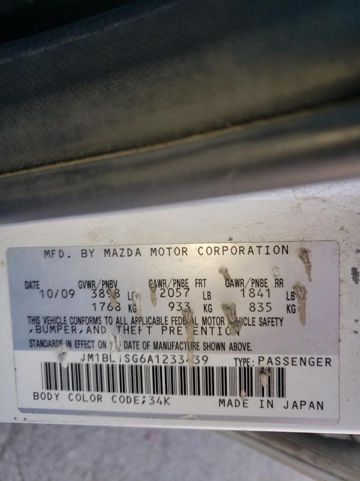Photo 10 from auction – 2010 MAZDA 3 I with VIN JM1BL1SG6A1233439