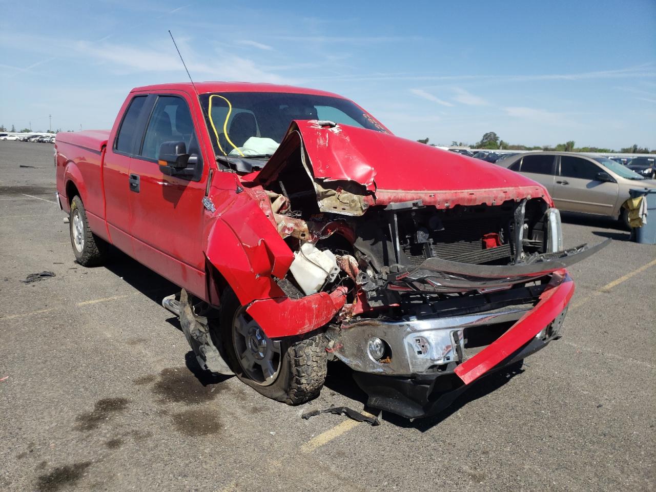 FORD F150 SUPER 2013 with VIN 1FTEX1CMXDKE63070 - Photo from auction