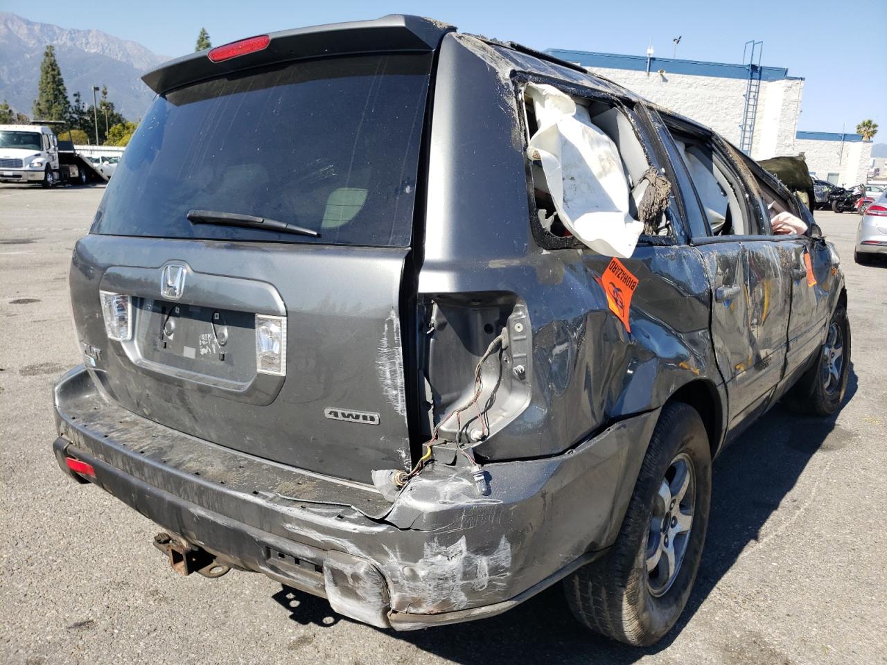Photo 4 from auction – 2007 HONDA PILOT EXL with VIN 5FNYF18557B019064