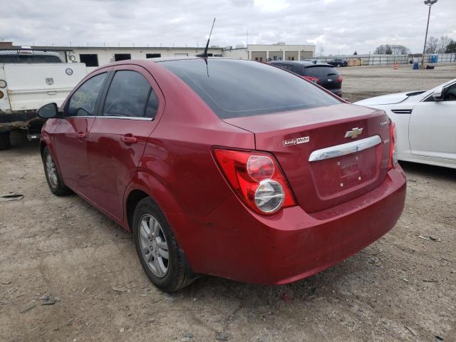 Photo 3 from auction – 2012 CHEVROLET SONIC LT with VIN 1G1JC5SBXC4199684