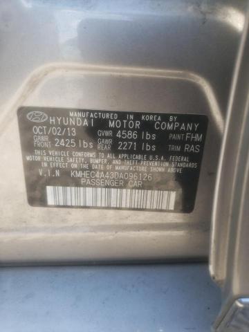 Photo 10 from auction – 2013 HYUNDAI SONATA HYB with VIN KMHEC4A43DA096126