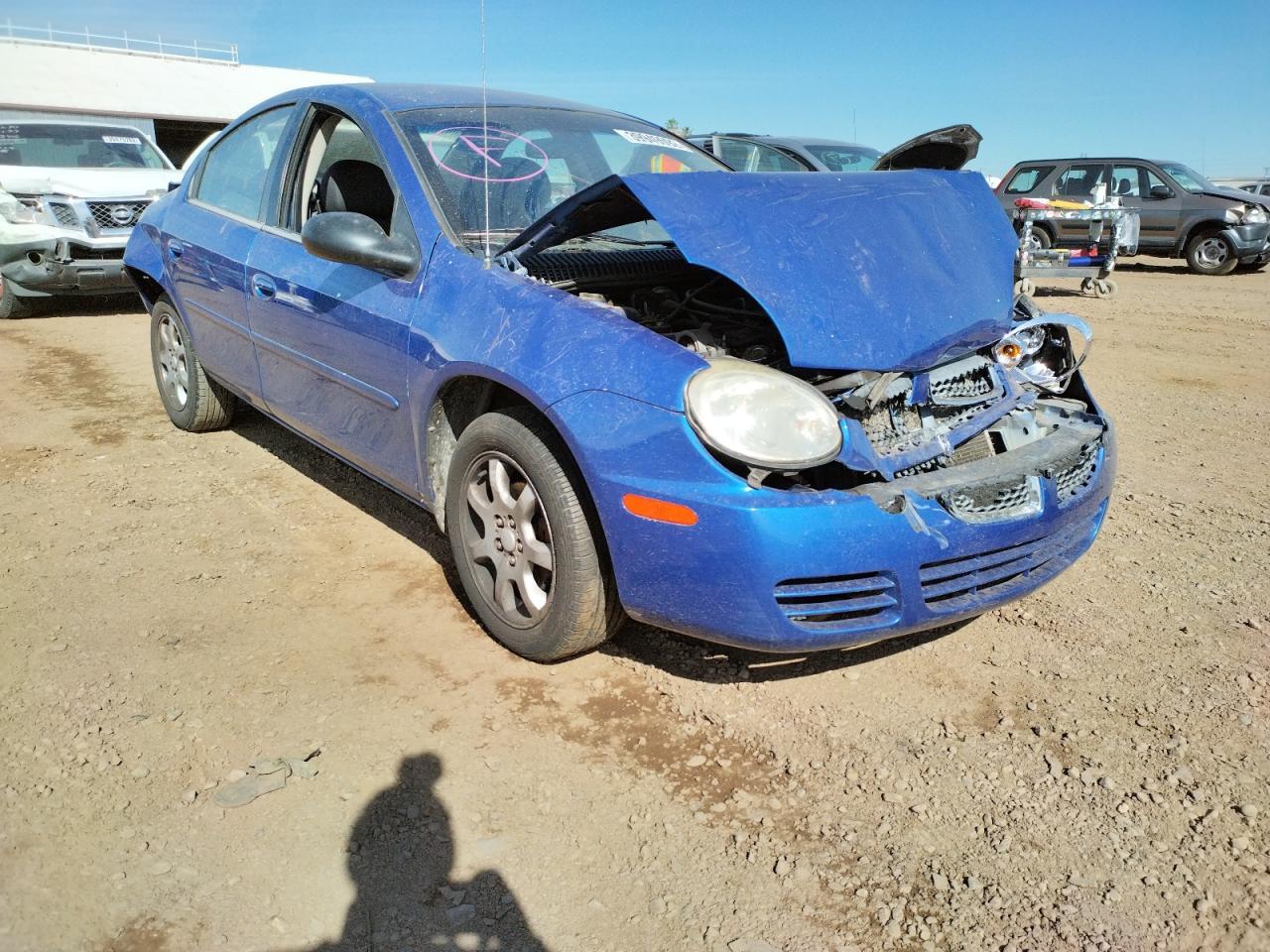 DODGE NEON SXT 2005 with VIN 1B3ES56C25D164897 - Photo from auction